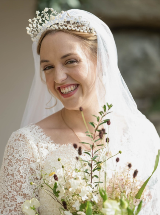 Elfenbeinfarbene Guipure-Spitze – Courtney