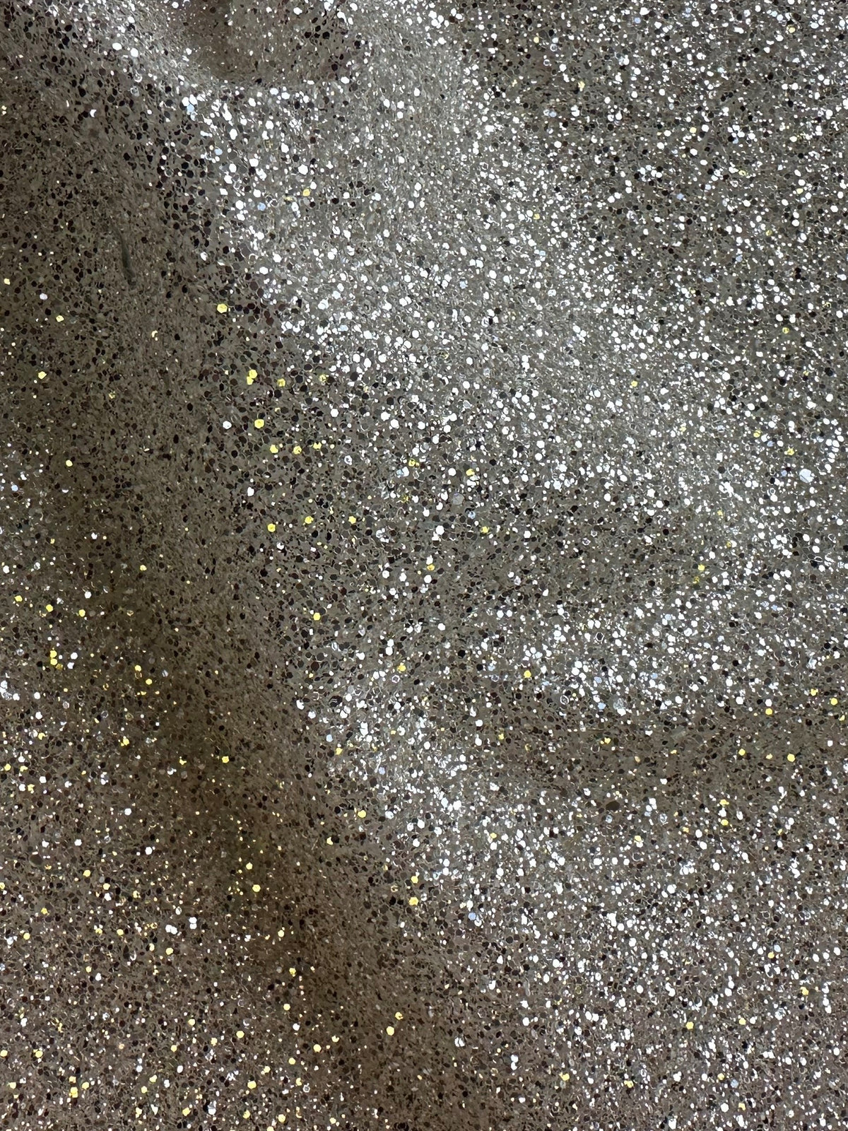 Elfenbeinfarbener Glitzertüll – Lax