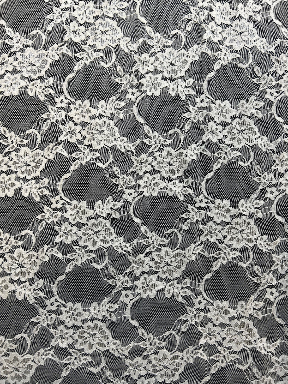 Elfenbeinfarbene Stretch-Spitze – Lorraine