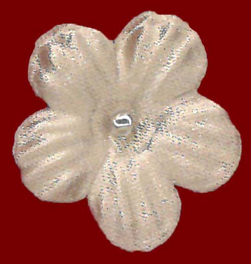 Kaffeefarbene Satinblumen - M10 (Beutel mit 144 Stück)