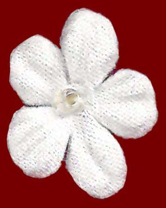 Blass-elfenbeinfarbene, lasergeschnittene Blumen - M11 (Beutel mit 144 Stück)