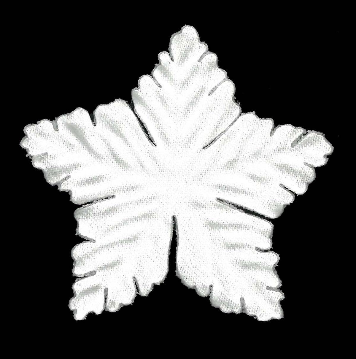 Blass-Elfenbeinfarbene Öko-Blumen mit 5 Blütenblättern - MM0031 (Beutel mit 144 Stück)