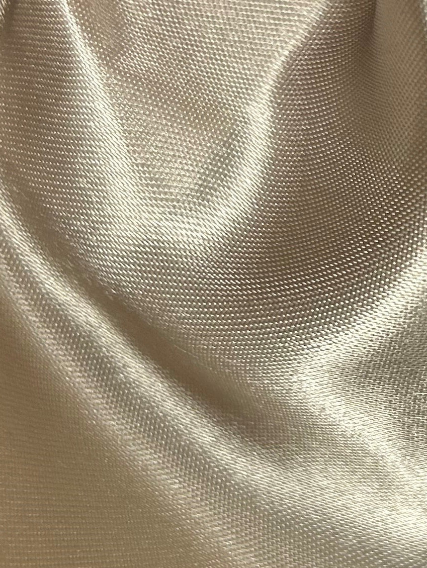 Nerzfarbener Acetat-Viskose-Satin - Devotion