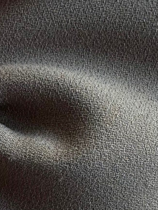 Mokkafarbener Polyester-Crêpe - Prestige (CF)