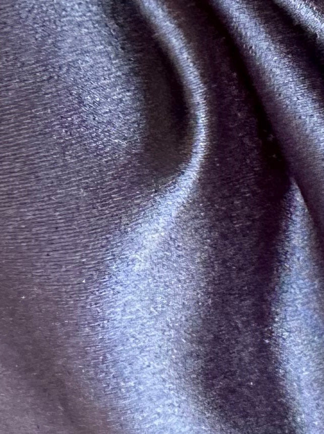 Dunkelblauer Polyester-Duchesse-Satin – Contessa (CF)