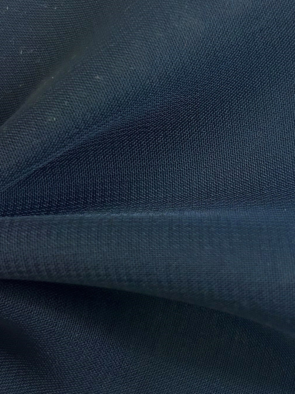 Marineblauer Polyester-Chiffon - Benevolence