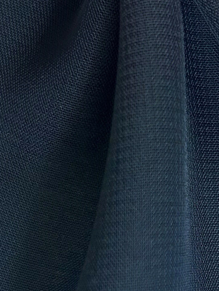 Marineblauer Polyester-Chiffon - Benevolence