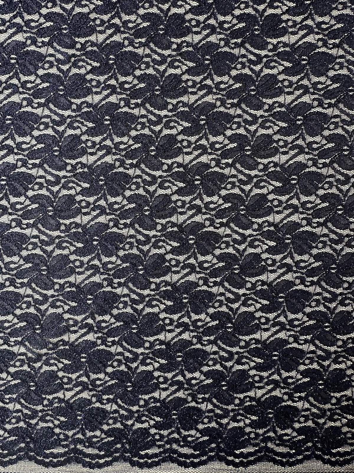 Marineblaue Stretch-Glitzerspitze – Vindication