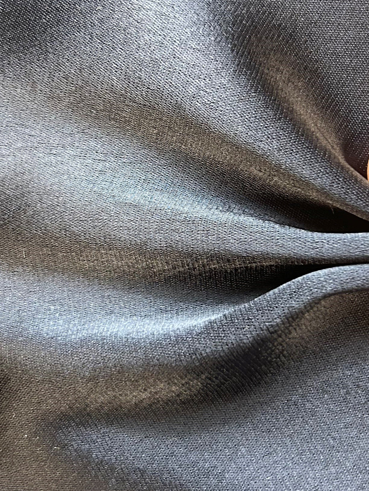 Marineblauer Tri-Acetat-Satin - Liberty