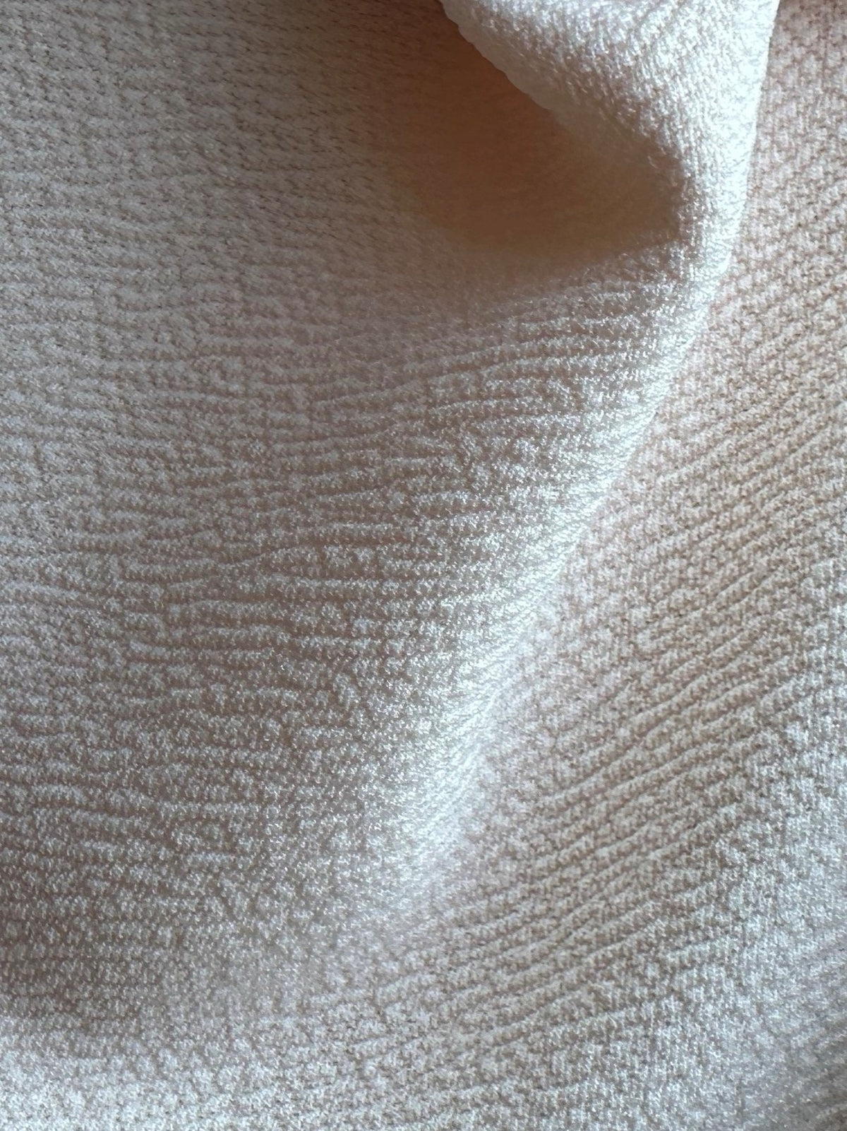 Nude Blush Stretch Polyester Schwerer Krepp - Spanien