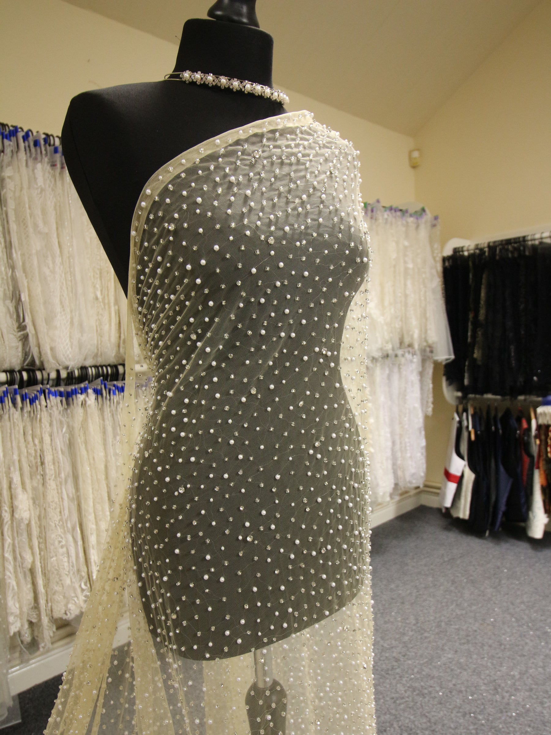 Nude Diamante Tüll – Charlie