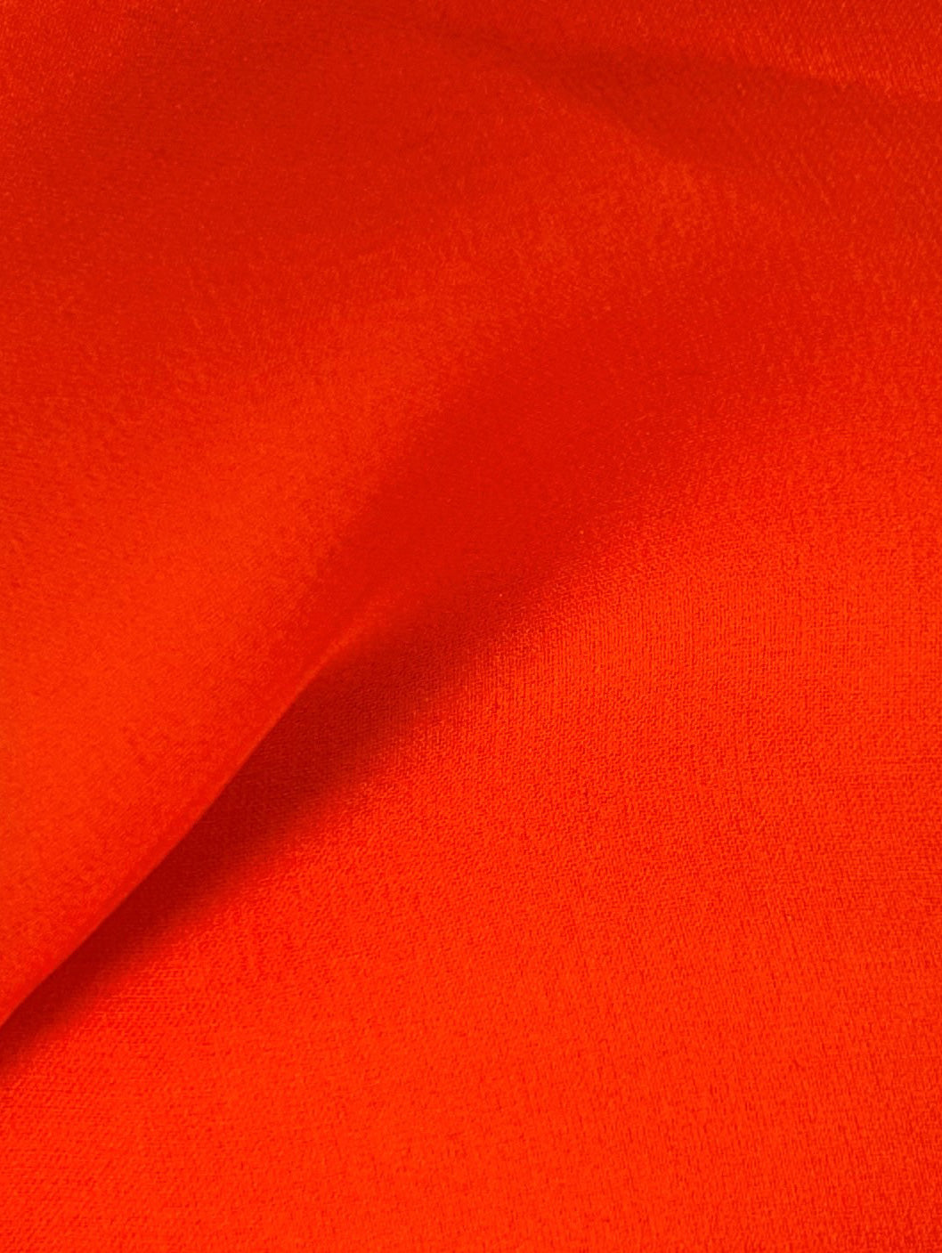 Orangefarbener Seidenchiffon – Sturm
