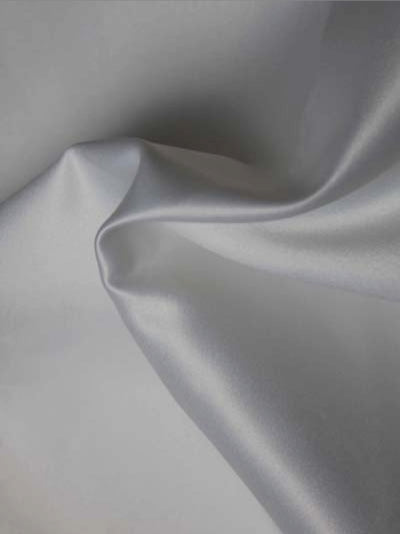 Weißer Polyester Duchesse-Satin - Scenery (P40)