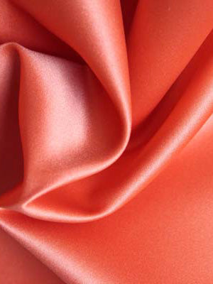 Gebranntes Orange, Polyester, leichter Duchess-Satin - P44