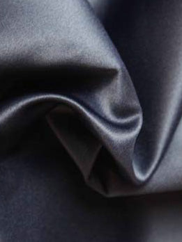 Marineblauer, leichter Duchess-Satin aus Polyester - P44