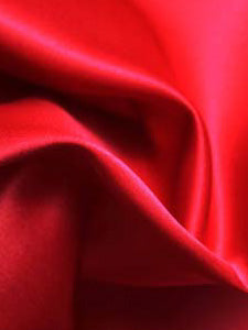 Roter, leichter Duchess-Satin aus Polyester - P44