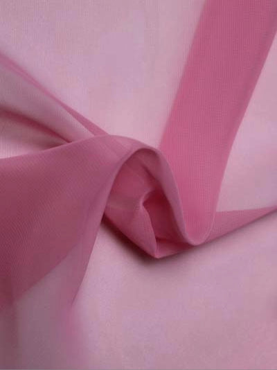 Rosenfarbener Poly-Chiffon - P58