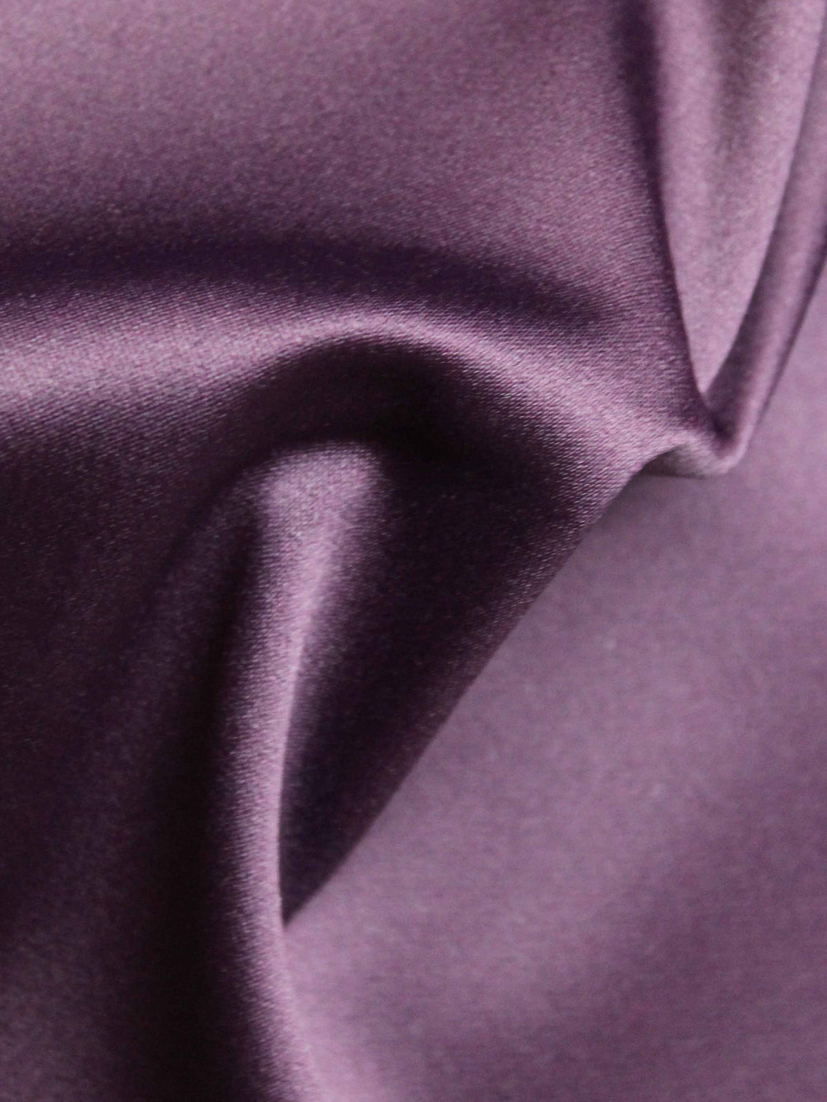 Pflaumenfarbener Polyester-Lycra-Duchess-Satin - P83