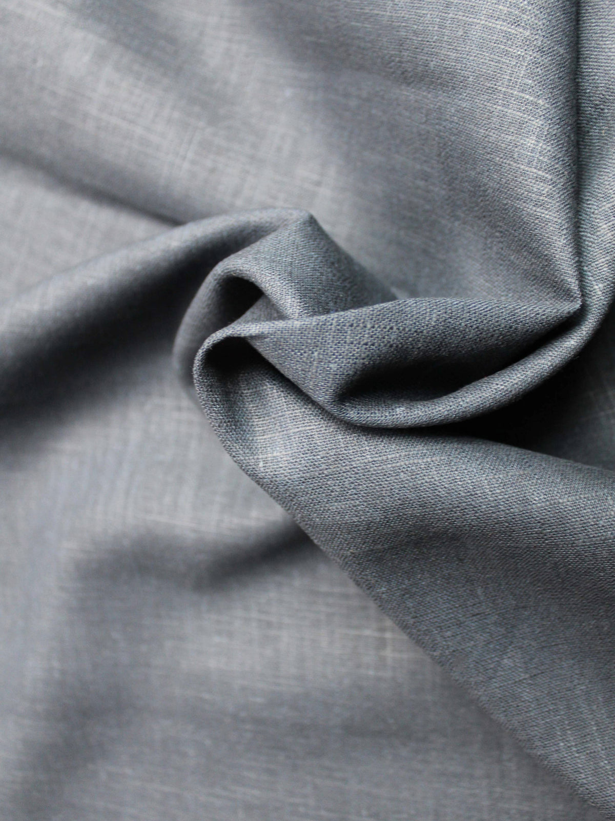 Marineblau 100 % Leinen - P90
