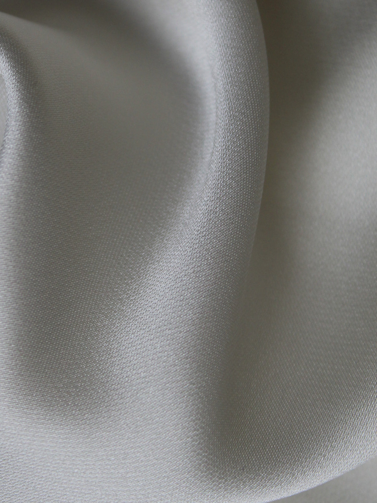 Pale Ivory Polyester Satin - P78