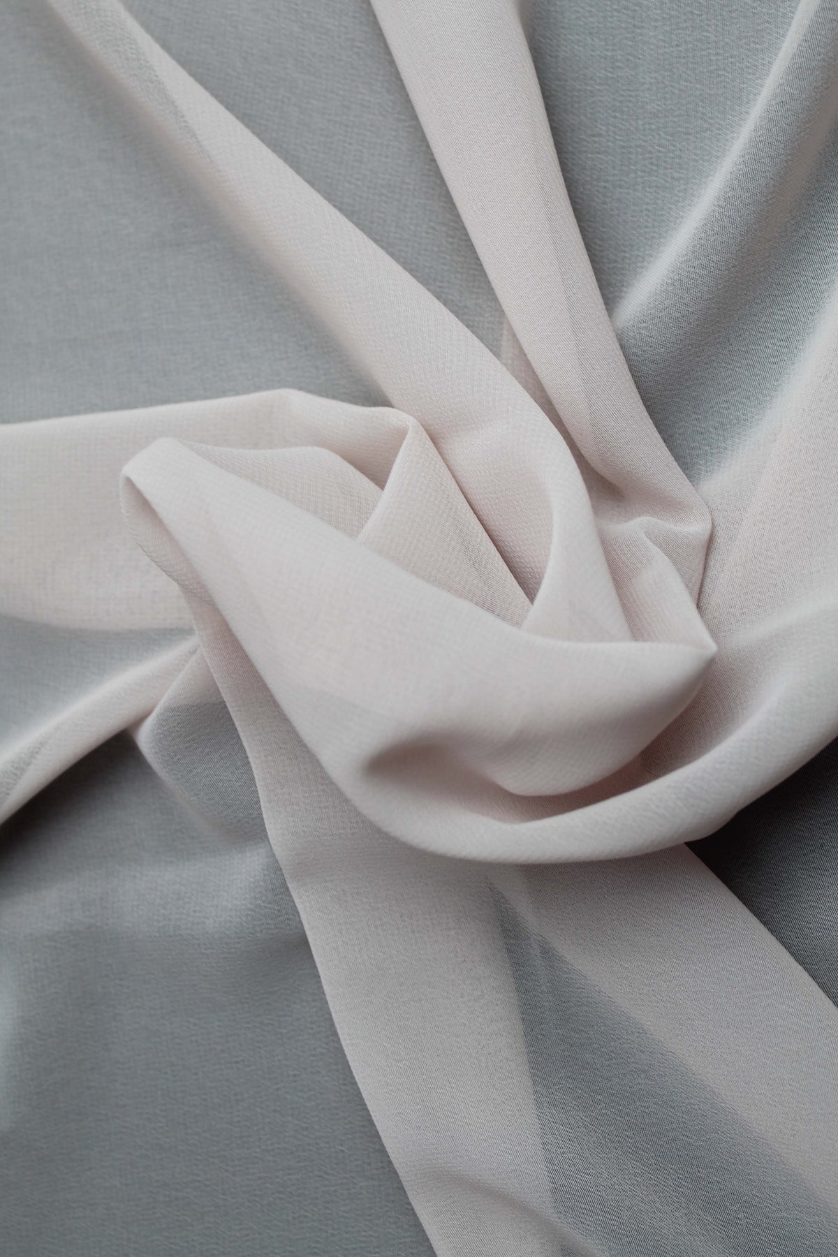 Recycelter Georgette in Dunkelrosa - PB2004