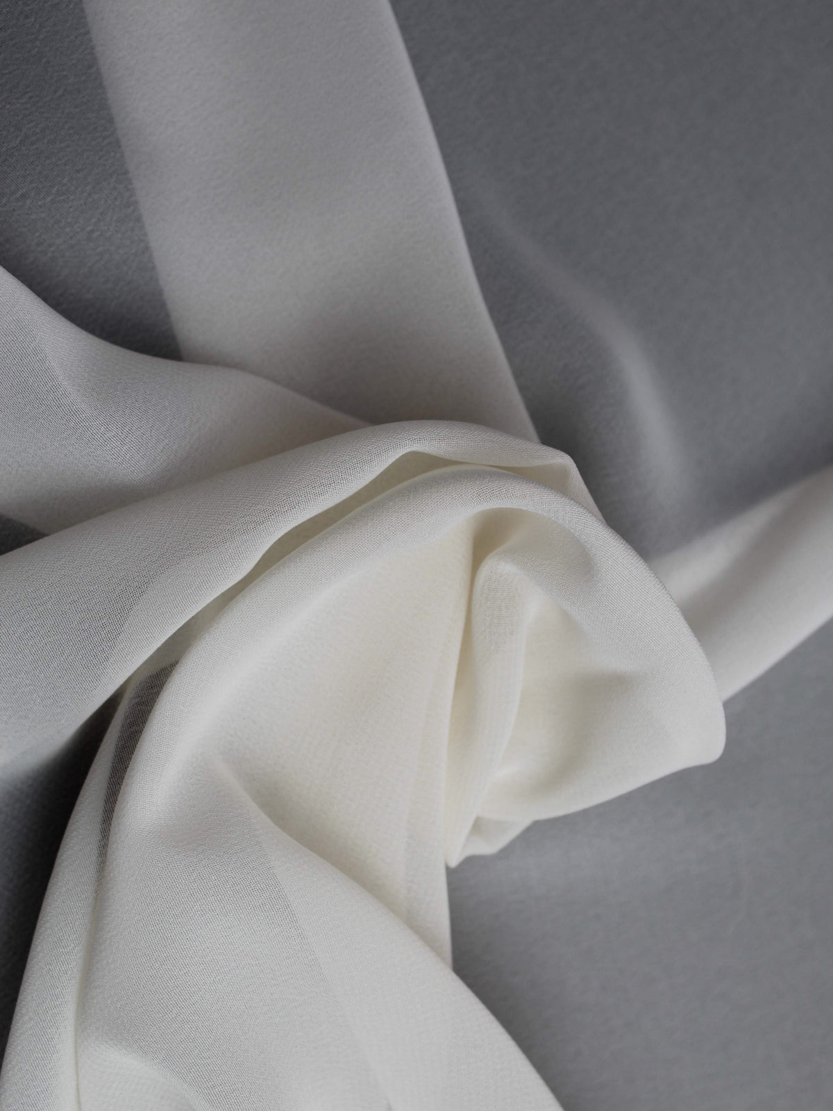 Recycelter Georgette in Muschelrosa - PB2004