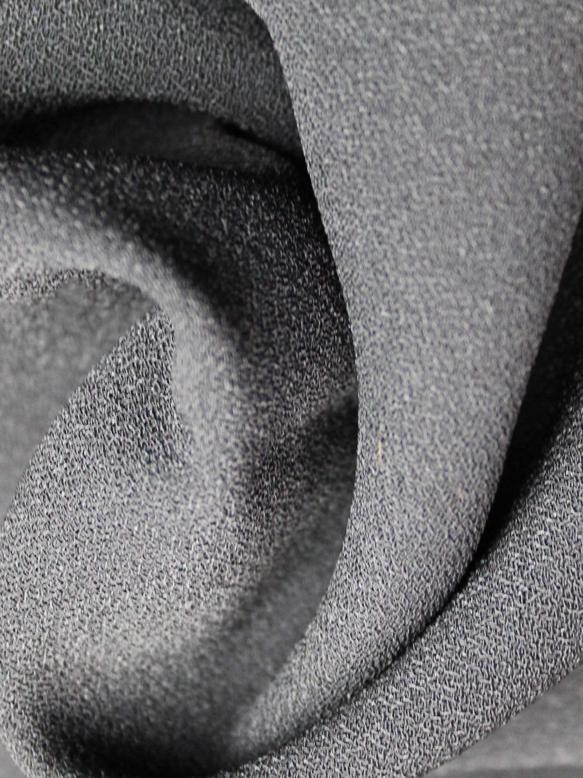 Schwarzer Polyester-Stretch-Crêpe - PB4001