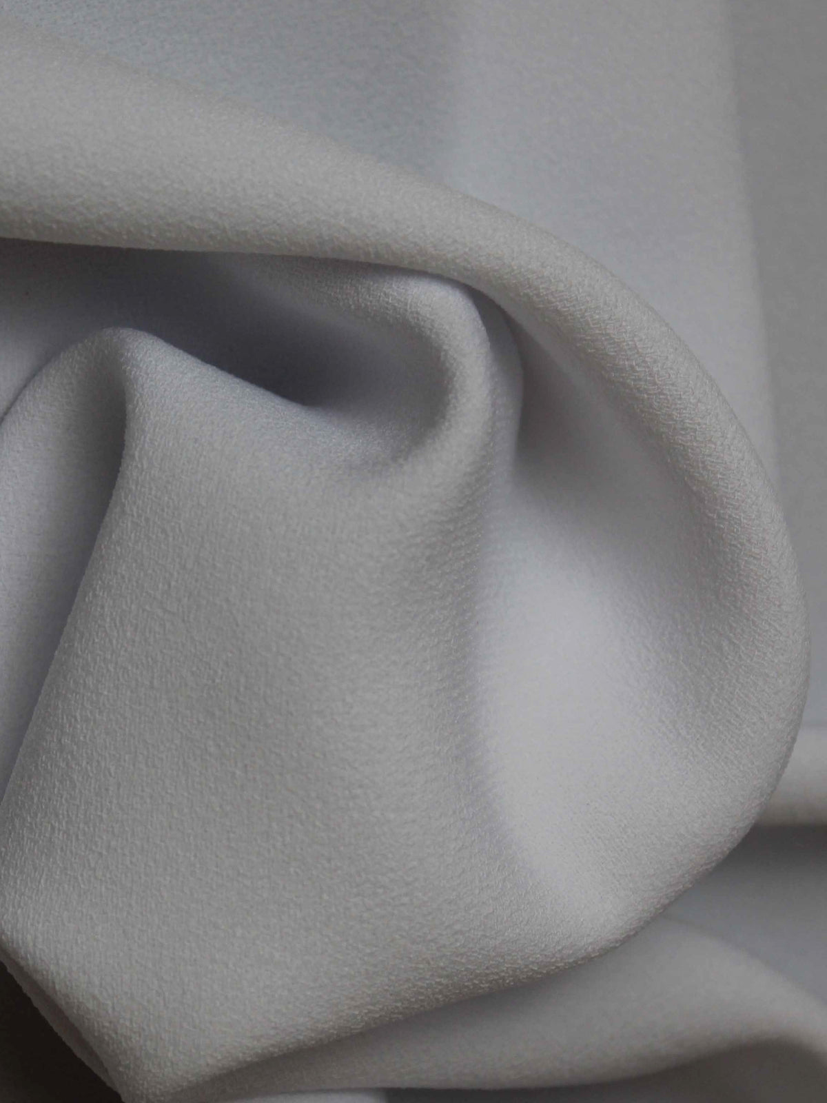 Weißer Polyester-Stretch-Crêpe - PB4001