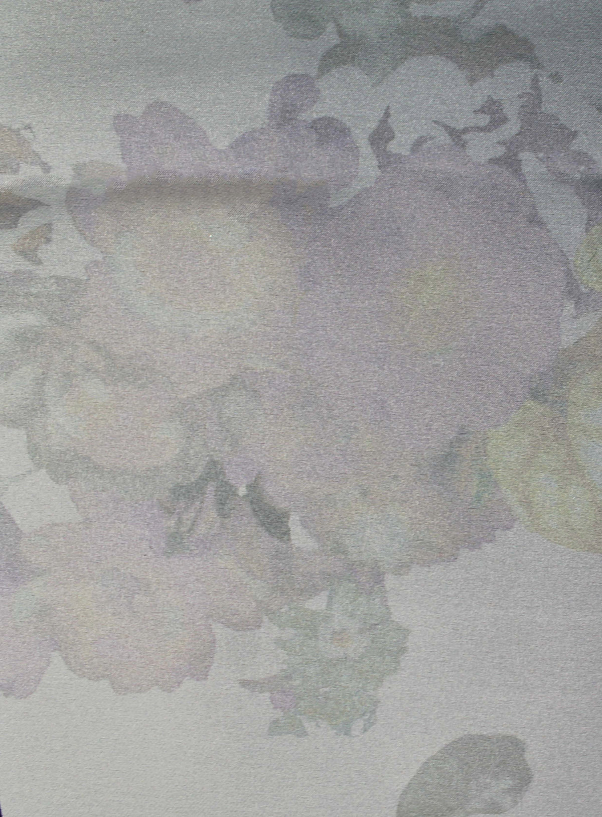 Helles Elfenbein/mehrfarbig bedruckte Organza – PR2007