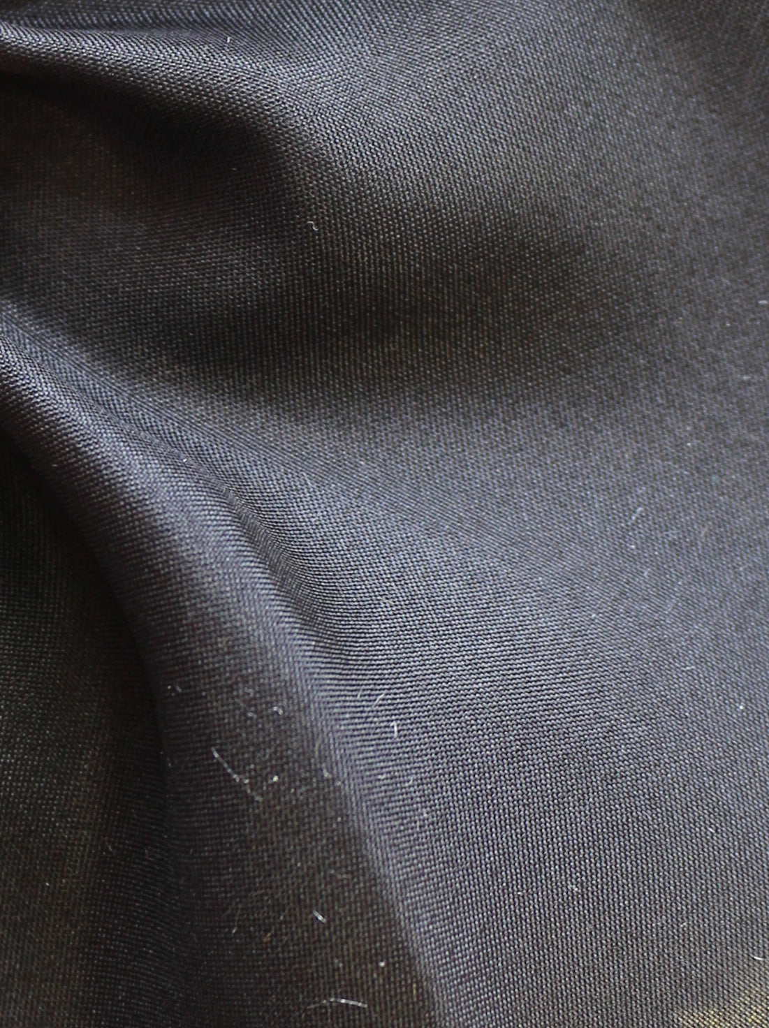 Schwarze Habotai-Seide - Panache