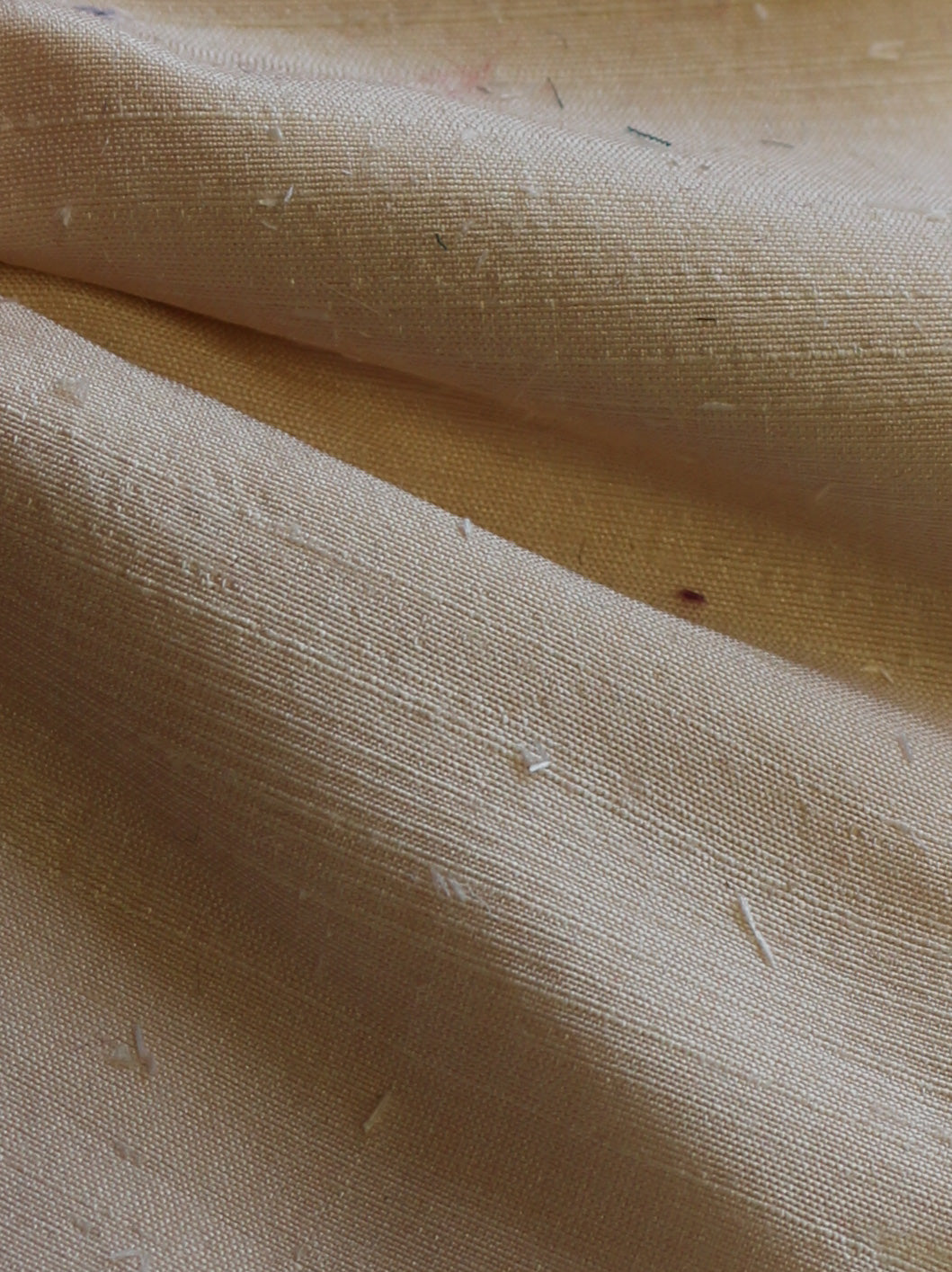 Pfirsichfarbener Dupionseide - Divinity