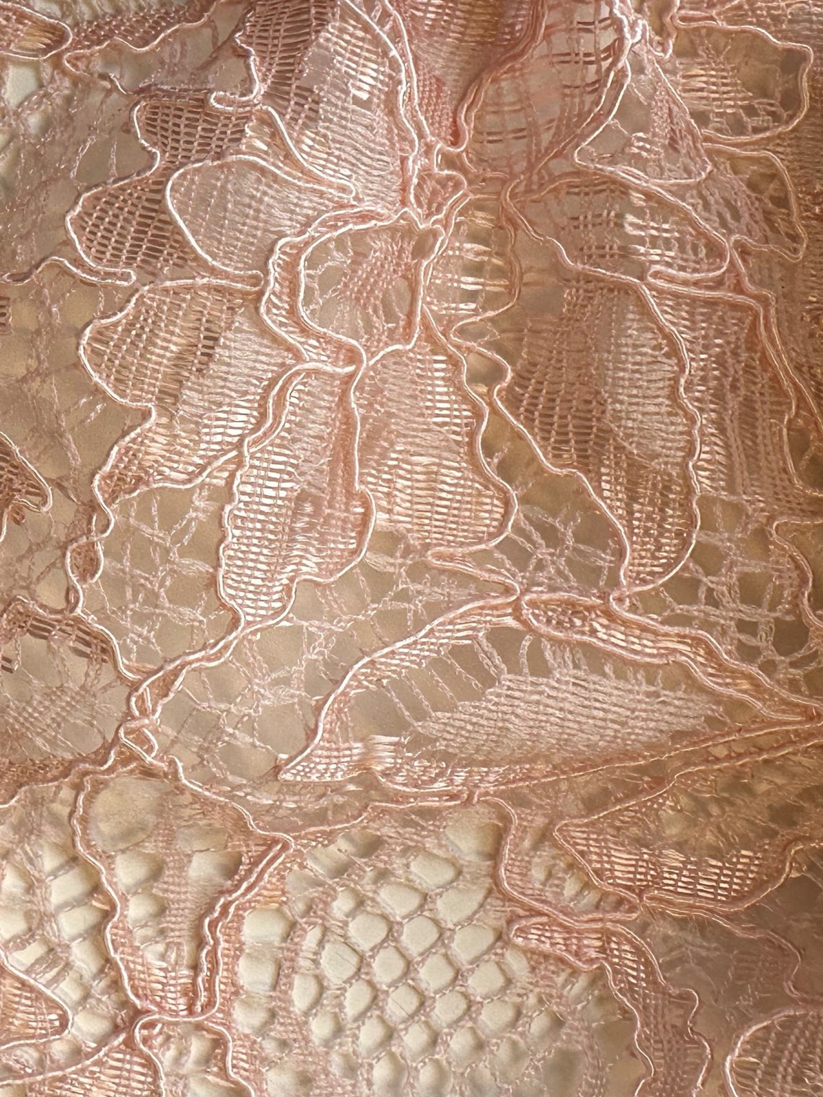 Kordelspitze in Perlrosa - Tocca