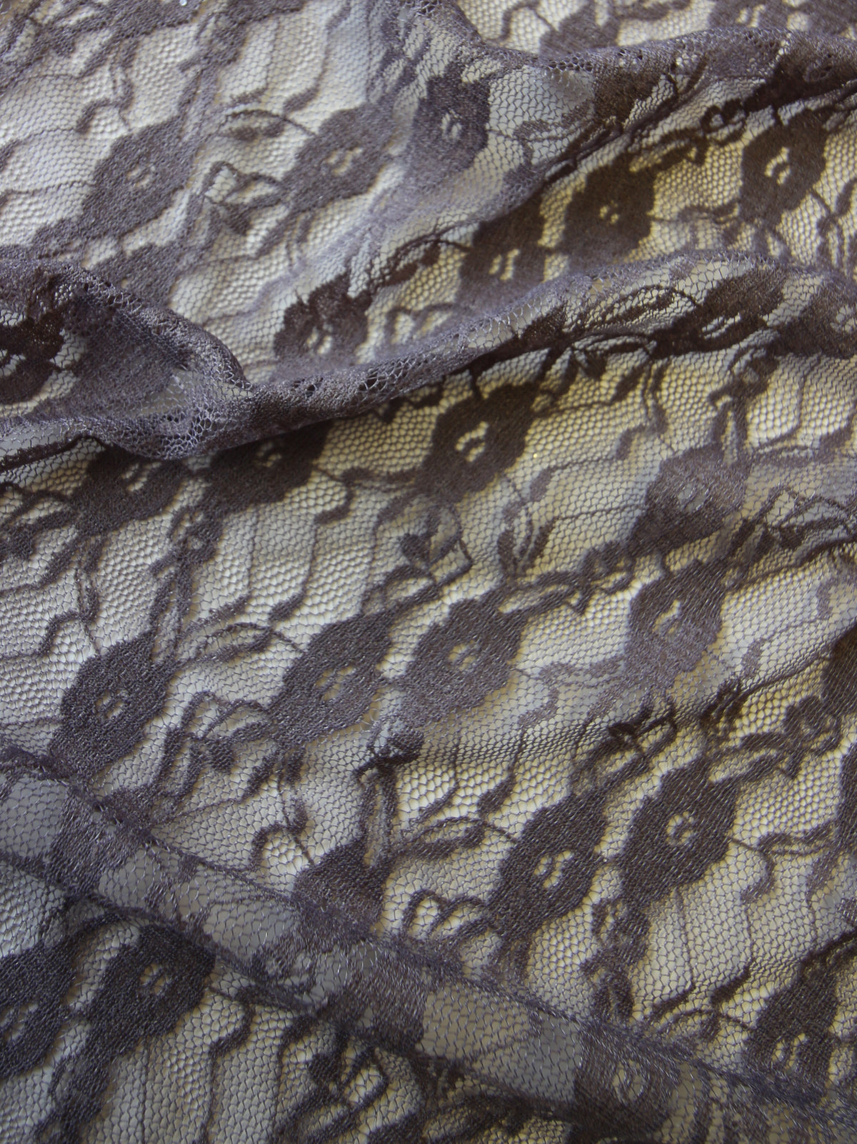 Zinngraue Stretch-Spitze – Yvonne