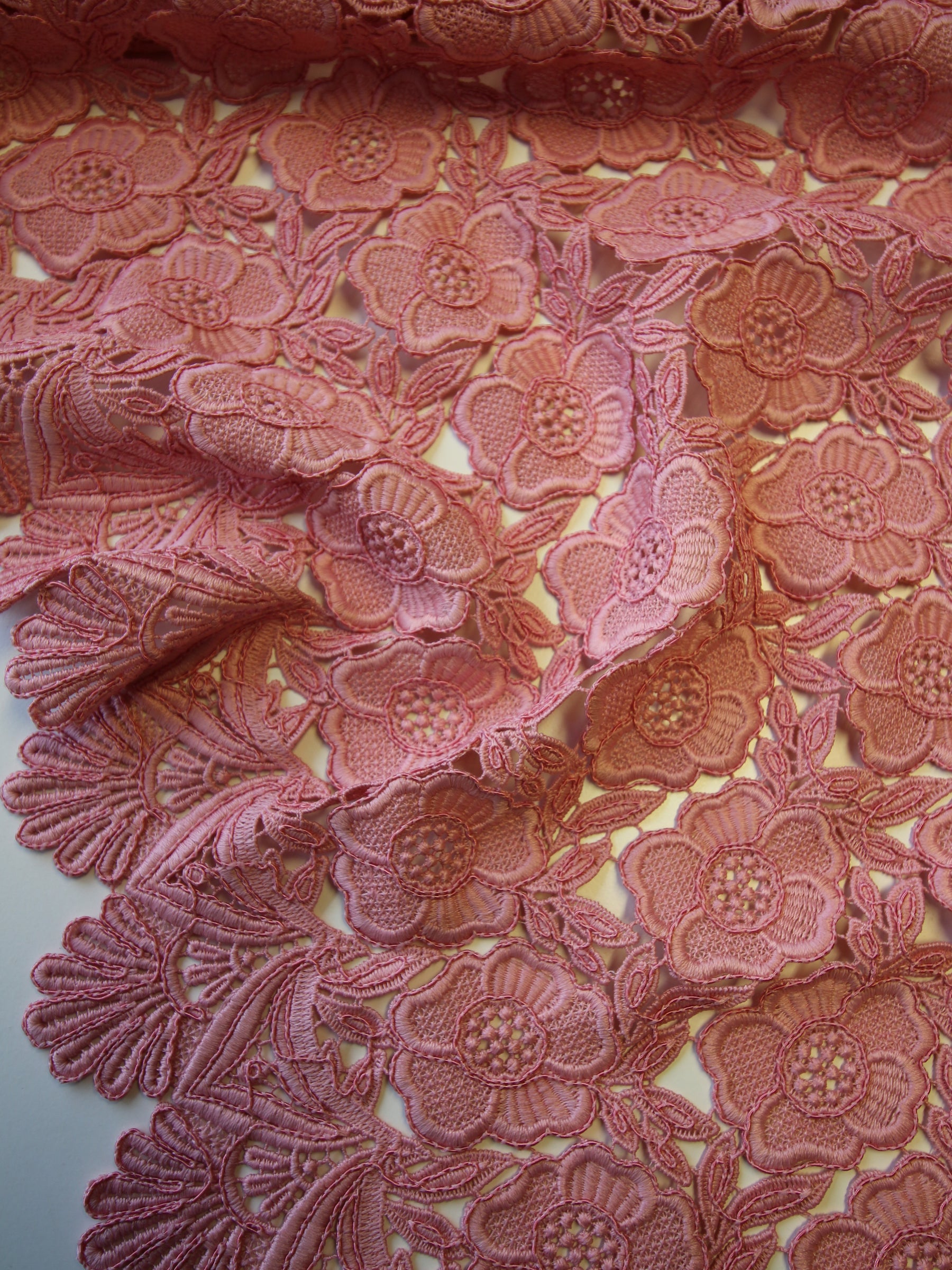 Rosa Guipure-Spitze – Tommi