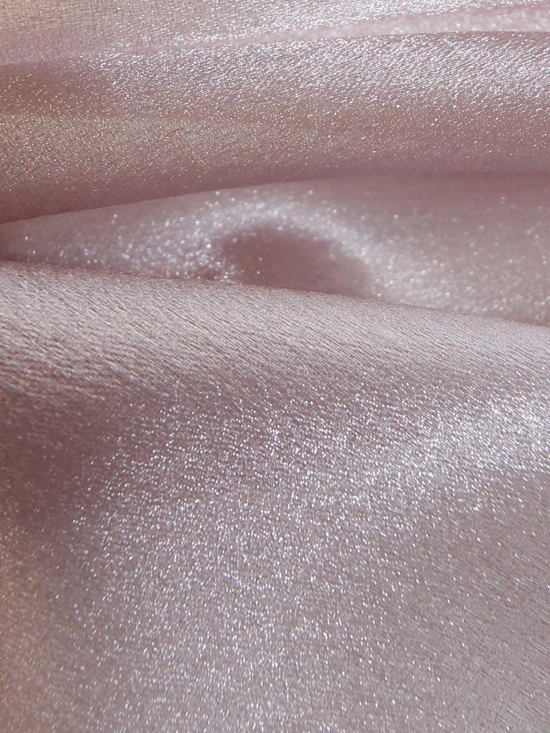 Rosa Polyester-Organza-Satin – Glück