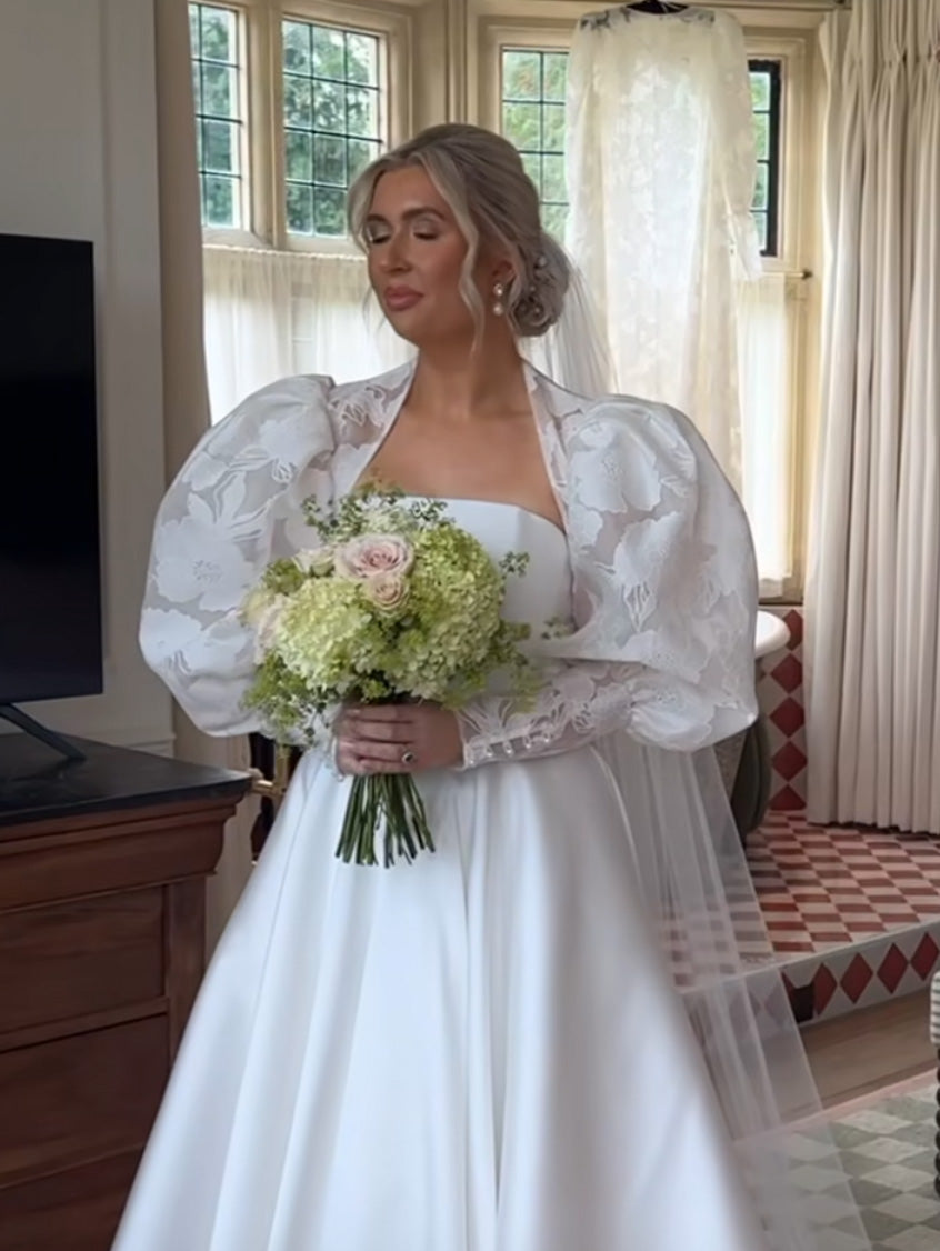 Ivory Bridal Devoré – Pleasure