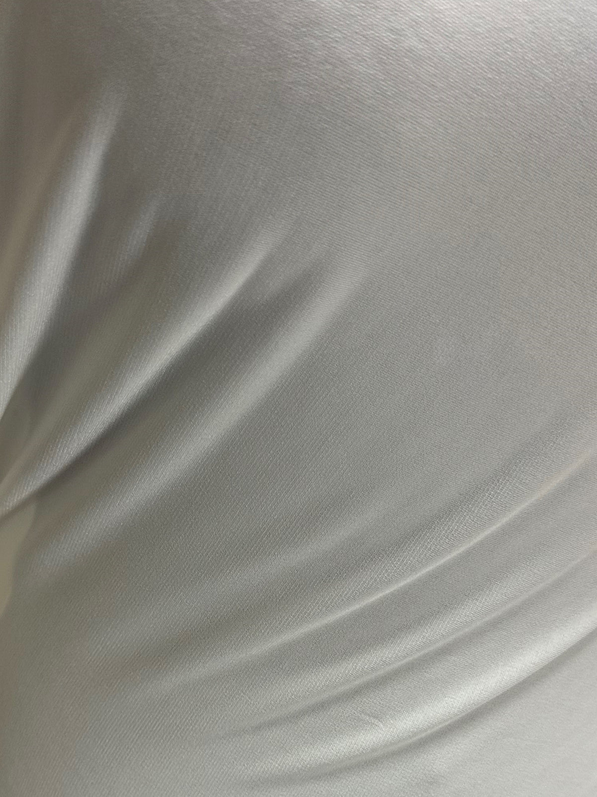 Elfenbeinfarbener Polyester-Stretch-Jersey - Radical