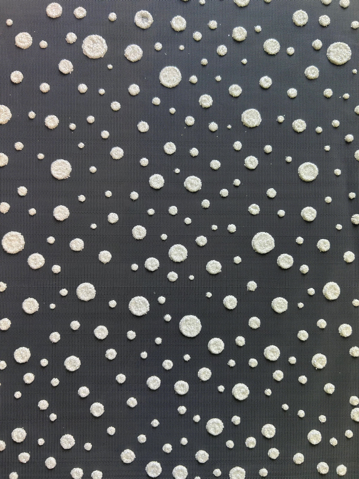 Elfenbeinfarbene Glitzerspitze – Rasputin