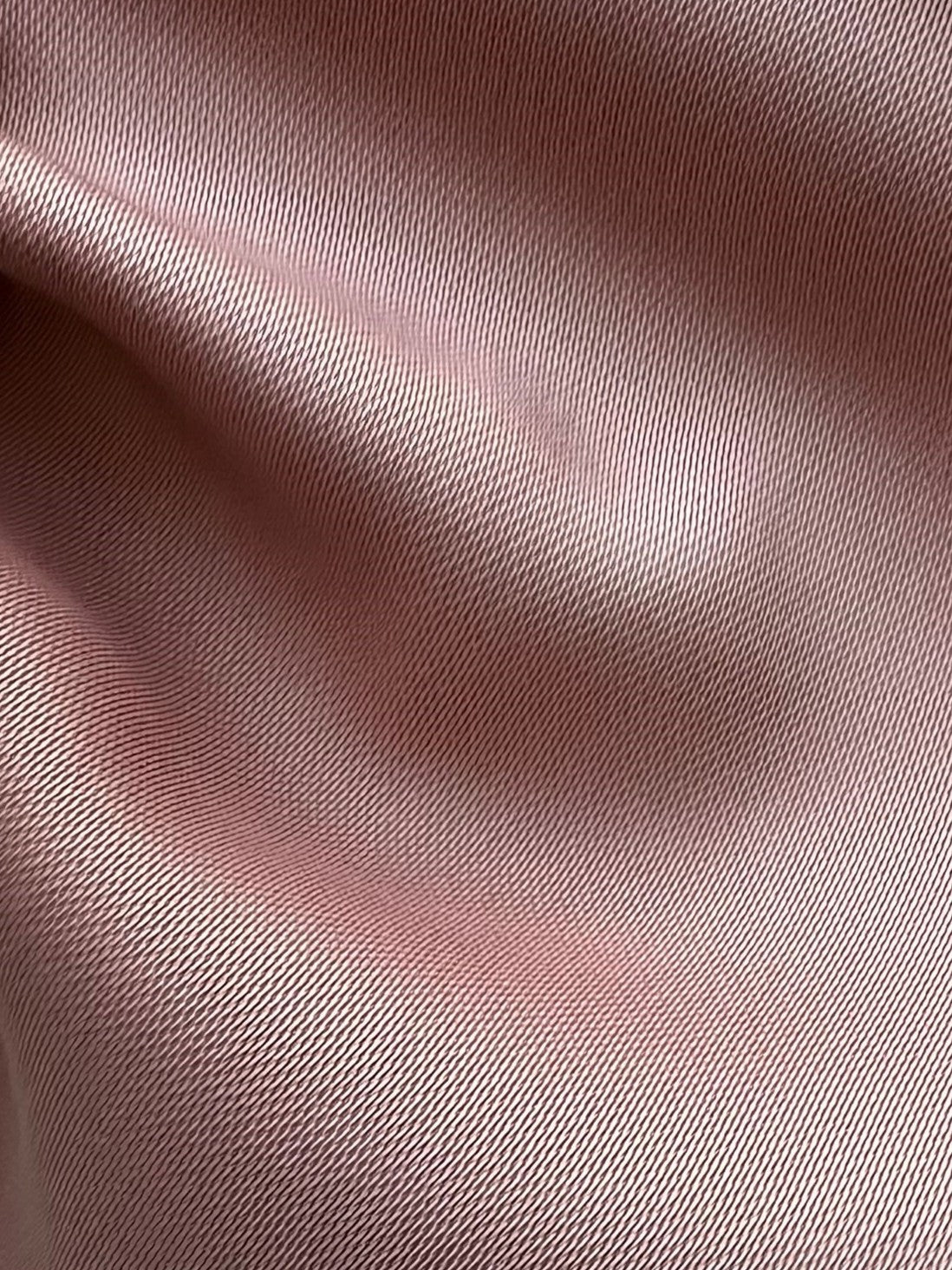 Roségoldener Polyester-Stretch-Satin – Uganda