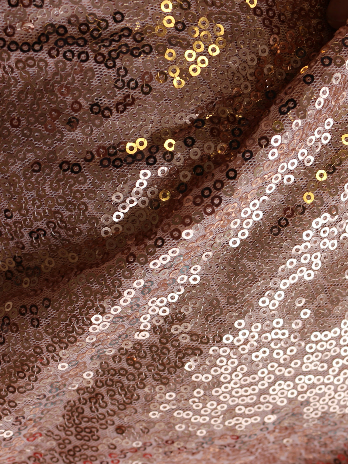 Rosen-Tüll mit Pailletten – Glow