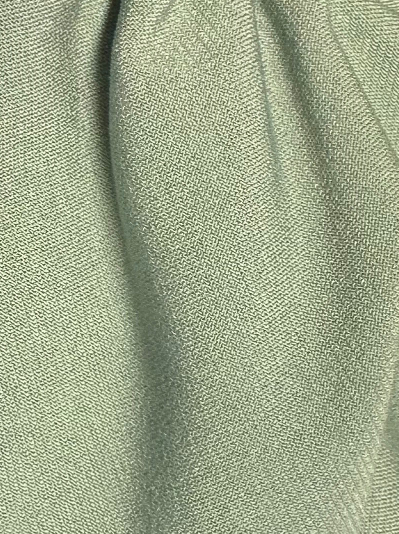 Salbeigrüner Polyester-Stretch-Jersey - Ritual