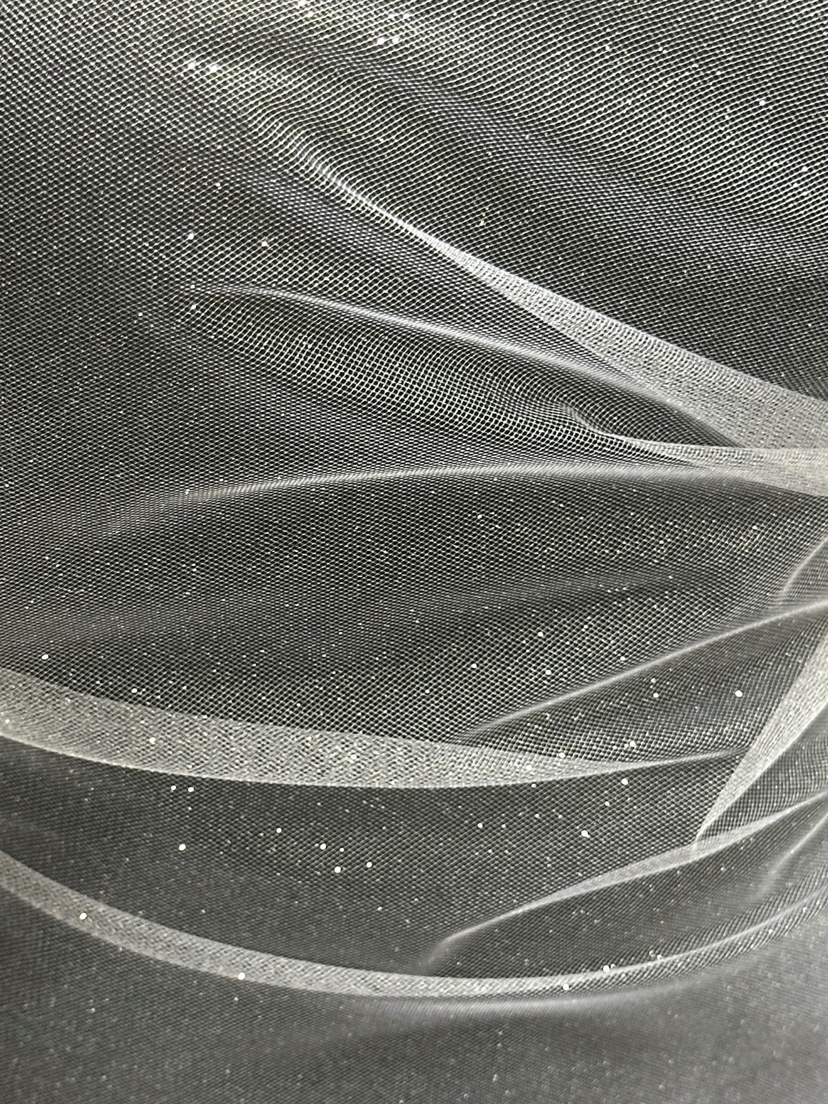 Elfenbeinfarbener Glitzertüll - Scalaway