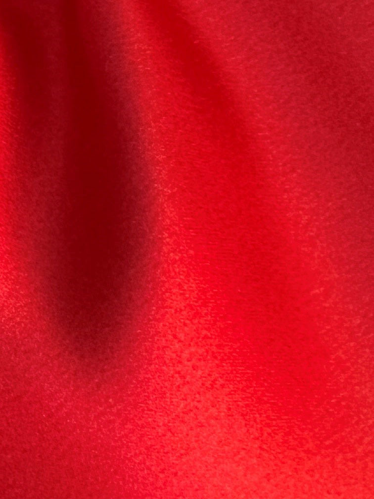 Scharlachroter Polyestersatin - Mystique