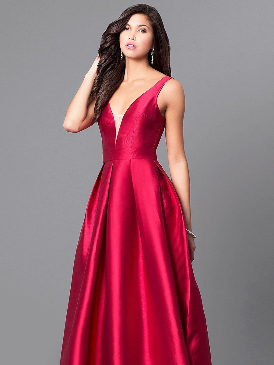 Granatroter Seidensatin - Splendour