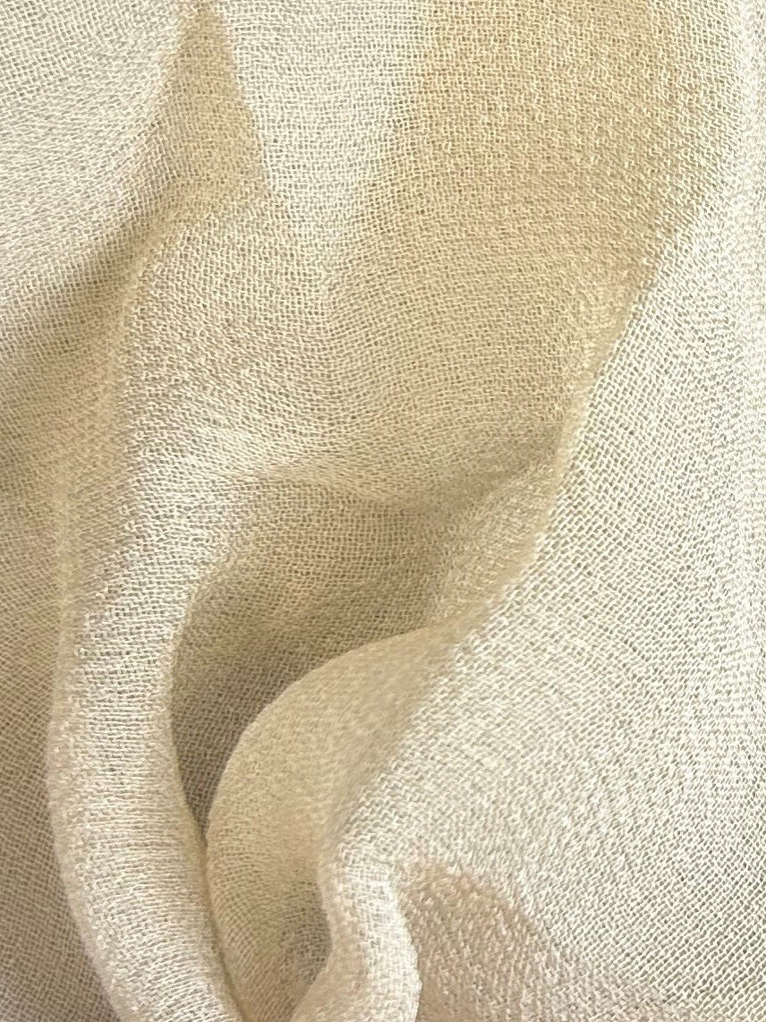 Seiden-Georgette in Stein – Schimmer