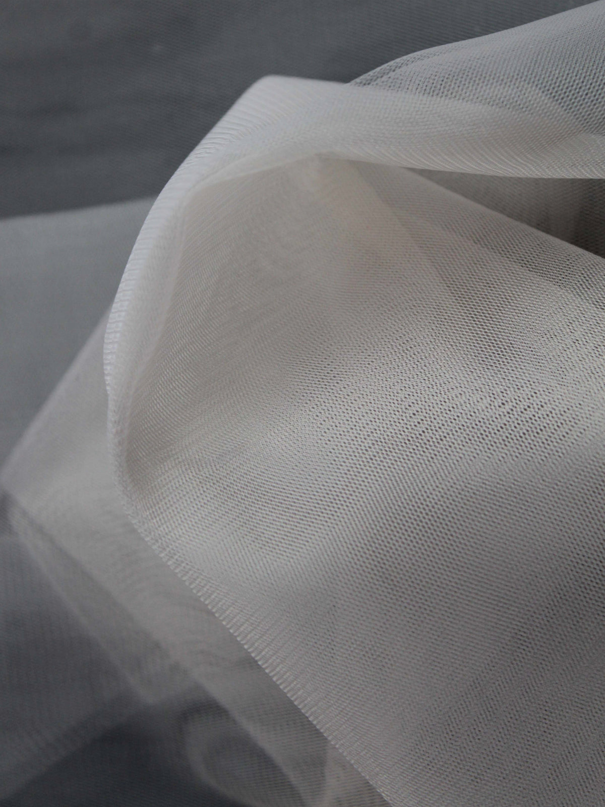 Dunkelgrauer (65) Tüll - TU0031