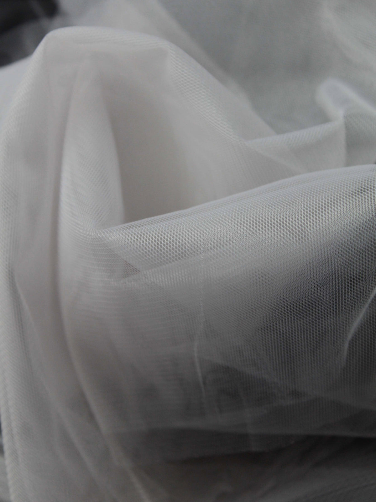 Hellgrauer Tüll (42) - TU0031