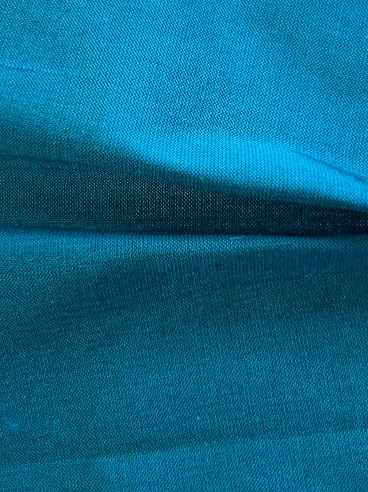 Blaugrünes Seidendupion – Cameo