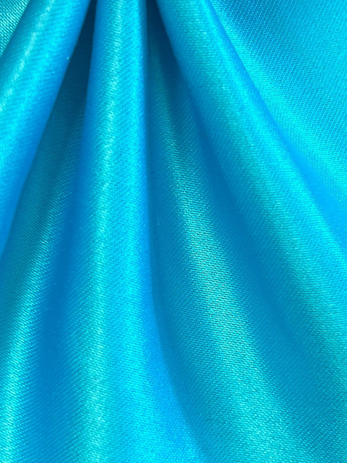 Türkiser Polyestersatin – Majestic