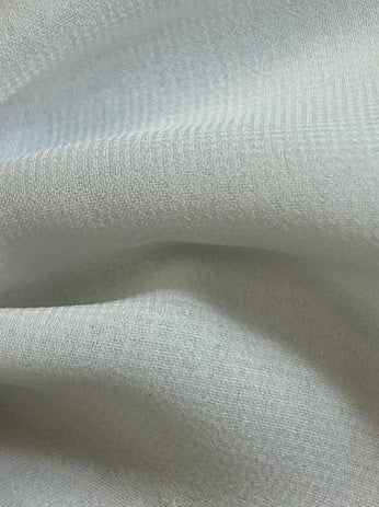 Weißer Polyester-Chiffon - Benevolence